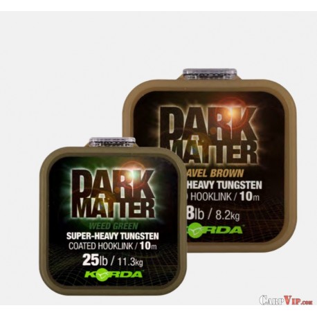Dark Matter tungsten Coated Braid Weed Green 25 lb 10 m
