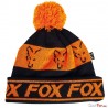 Fox Black/Orange - Lined Bobble Hat