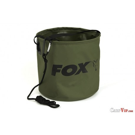 Collapsible Water Bucket Lrg. Inc. Rope/Clip Large 10 L