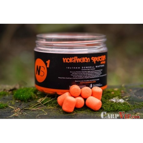 NS1 Dumbell Wafters Orange 10x14mm