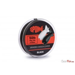 Spomb Braid Leader Black 50 mtr 22kg/50lb