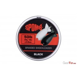 Spomb Braid Leader Black 50 mtr 22kg/50lb