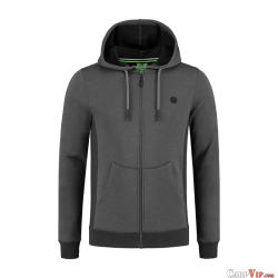 Le Charcoal Zip Hoodie