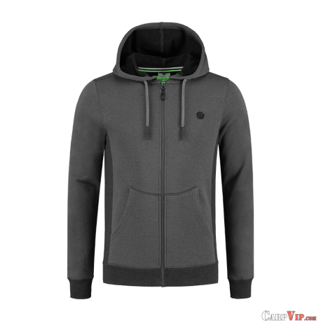 Le Charcoal Zip Hoodie