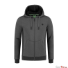 Le Charcoal Zip Hoodie