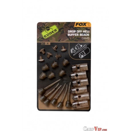 Edges® Camo Drop Off Heli Buffer Bead Kit x6