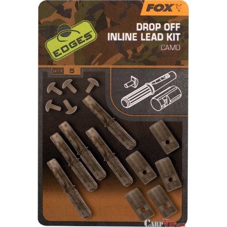 Edges® Camo Drop Off Inline Lead Kit x5