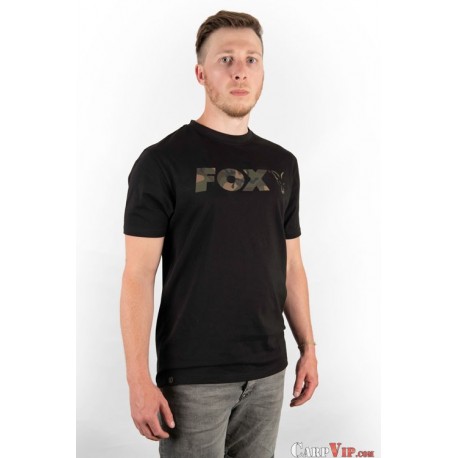 Fox® Black/Camo Print T Shirt