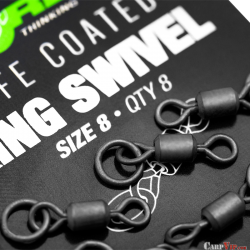 PTFE Ring  Swivel Size 8 (8pcs)