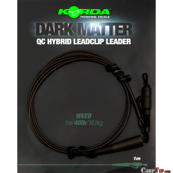 Dark matter Leader QC Hybrid Clip 40 lbs 1 mtr