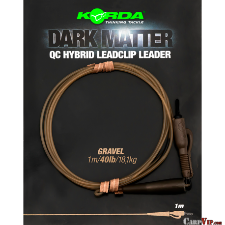 Dark matter Leader QC Hybrid Clip 40 lbs 1 mtr