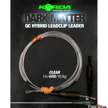 Dark matter Leader QC Hybrid Clip 40 lbs 1 mtr