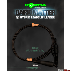 Dark matter Leader QC Hybrid Clip 40 lbs 50 cm