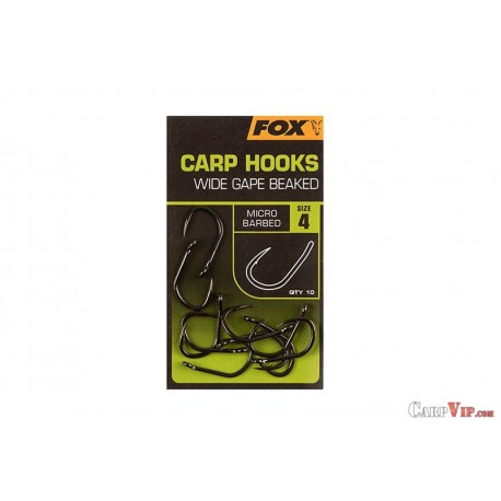 Fox® Carp Hooks Wide Gape Beaked