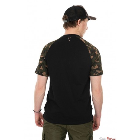 Fox® Black/Camo Raglan T Shirt