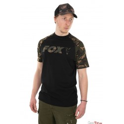 Fox® Black/Camo Raglan T Shirt