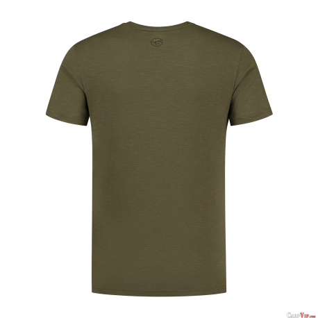 Le Distressed Logo Tee Olive