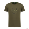 Le Distressed Logo Tee Olive