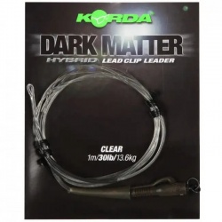 Dark Matter Leader Hybrid Clip 40lb Clear