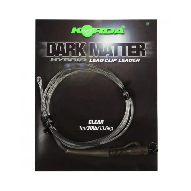 Dark Matter Leader Hybrid Clip 40lb Clear