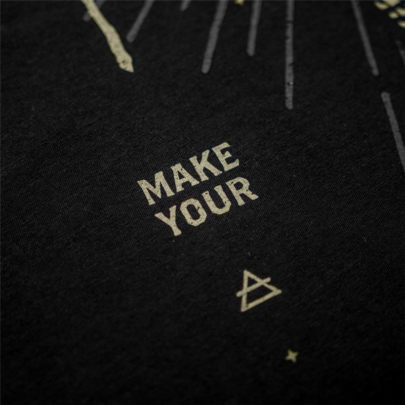 Tee-shirt Make Your Own Luck - Noir