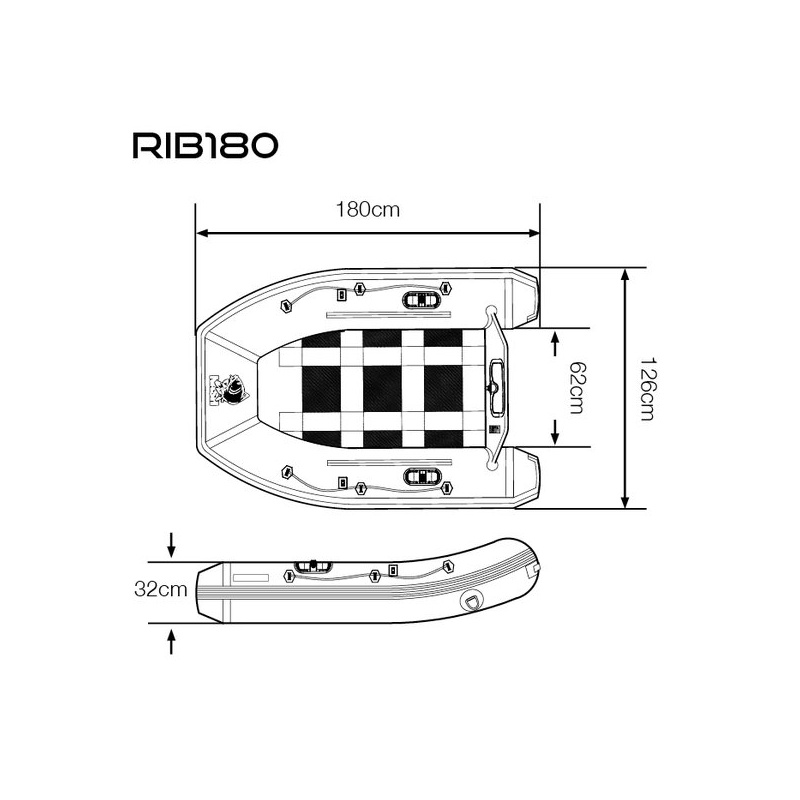 Boat Life Inflatable Rib 180