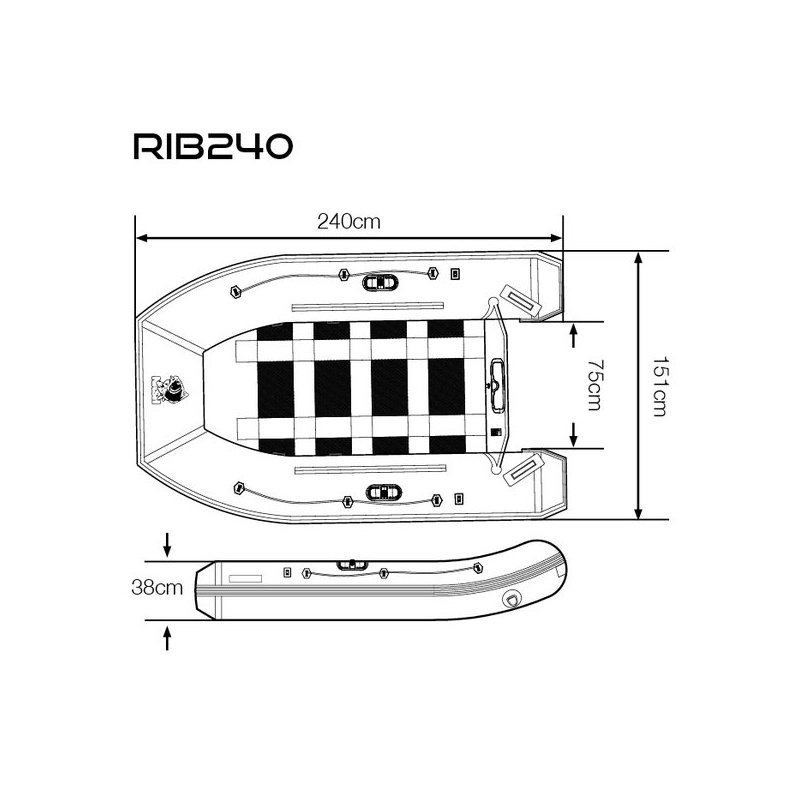 BOAT LIFE INFLATABLE RIB 240