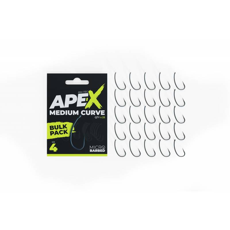 Ape-X Medium Curve Barbed Bulk Pack