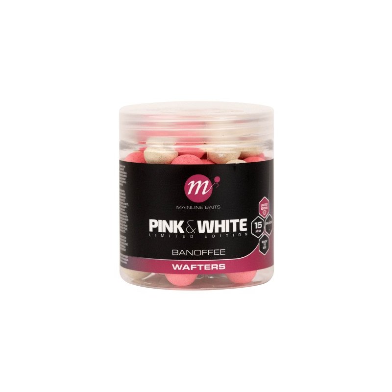 Fluoro Pink & White Wafters Banoffee 15 mm