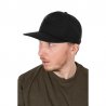 Flat-Peak Snapback Hat Black/Camo