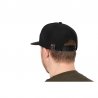 Flat-Peak Snapback Hat Black/Camo