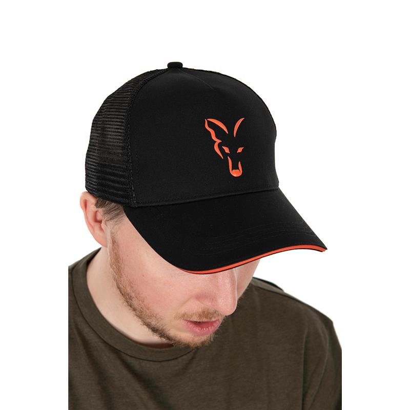 Trucker Cap Black/Orange