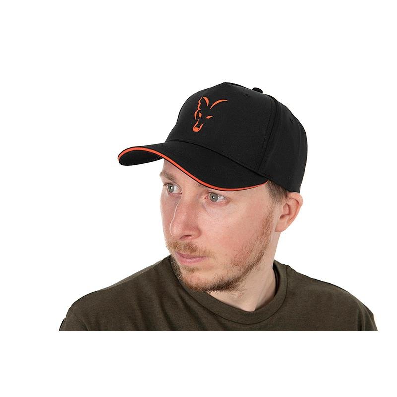 Baseball Cap Black/Orange