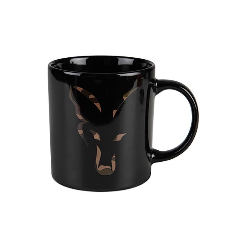 Fox Black and Camo Head Ceramic Mug