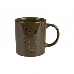 Fox Green and Camo Head Ceramic Mug