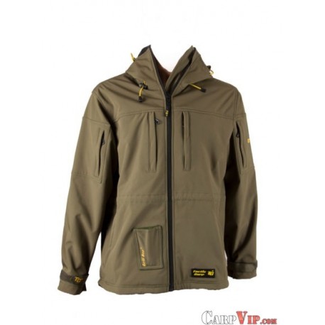 Softshell Parka with drill-bag Olive