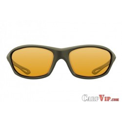 Sunglasses Wraps Gloss Olive / Yellow Lens