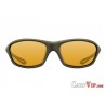 Sunglasses Wraps Gloss Olive / Yellow Lens