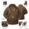 Lined Smock Winter Team Vass 175 "Khaki Edition" : Taille S