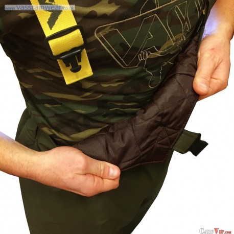 Lined Bib n Brace Winter Team Vass 175 "Khaki Edition" : Taille S